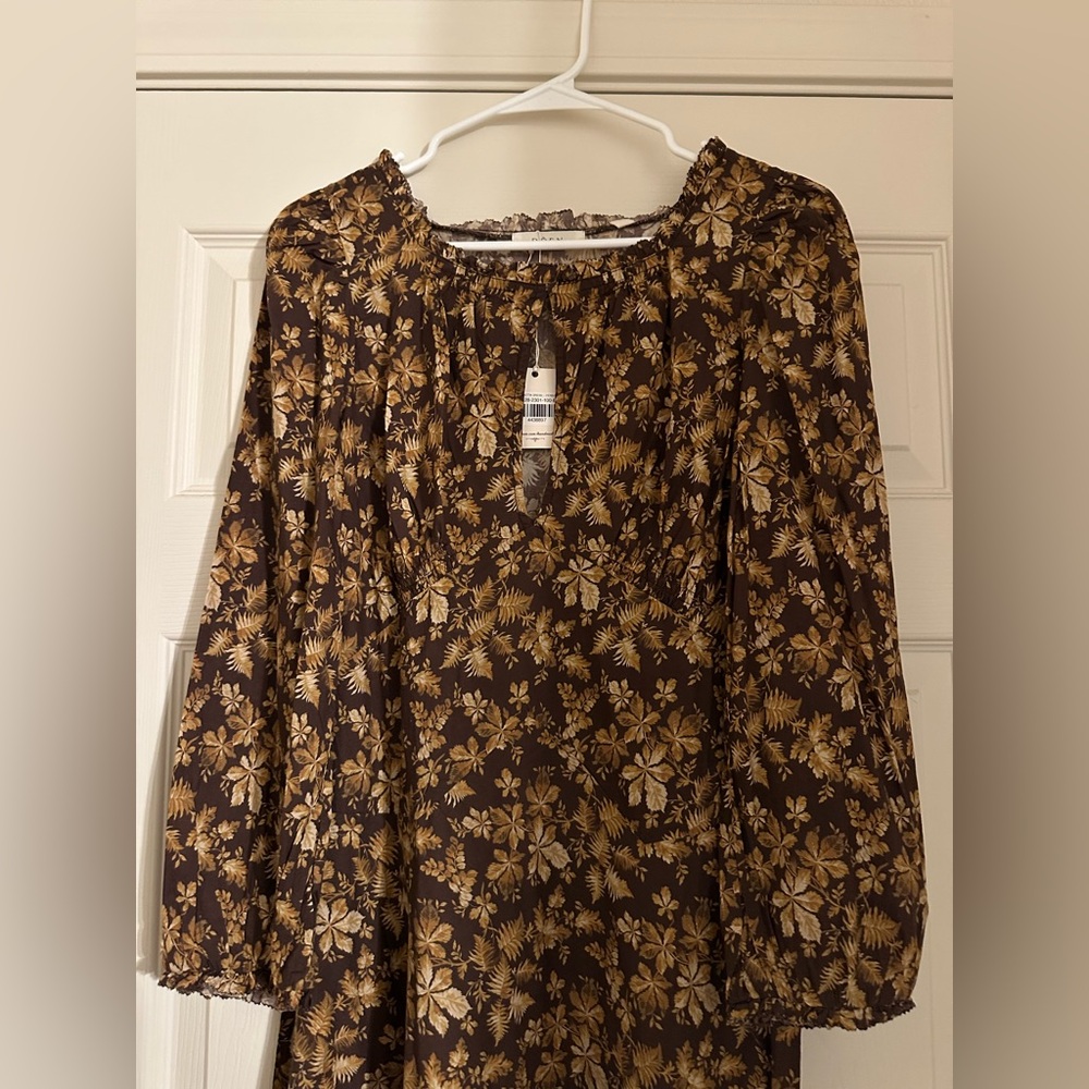 DOEN Ginetta Dress Fern Grove Floral - Picture 6 of 7
